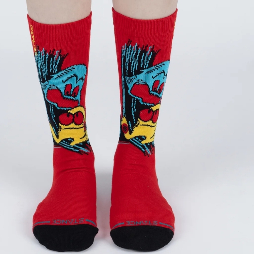 NWT Kid's Pac-Man Waka Waka Waka Stance Crew Socks